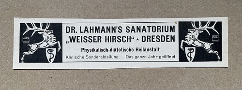 Werbung lahmann s - werbung, dr.
