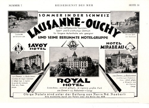 Schweiz lousanne ouchy - schweiz, lousanne-ouchy