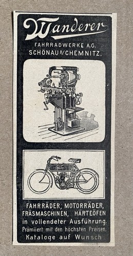 Werbung wanderer fahrradwerke - werbung,