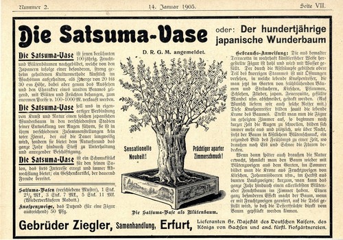 Die satsuma vase - die, satsuma-vase