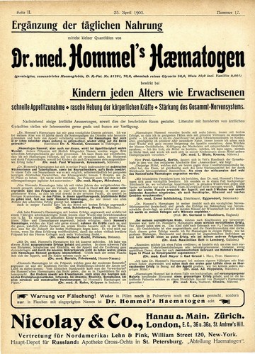 Med hommels s haematogen - med., hommels`s