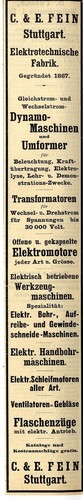 Fein stuttgart - e.,