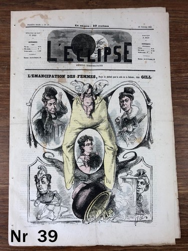 Zeitung eclipse jahr 1868 - l'eclipse, 1868-69