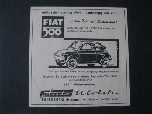 Auto ulrich fiat 500 - ulrich, friedberg