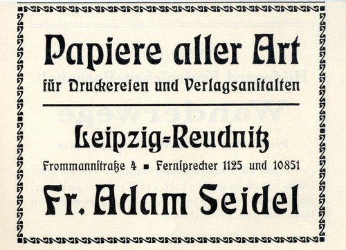 Leipzig adam seidel - leipzig,