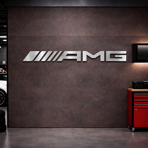 Mercedes amg logo wappen - wappen, 100cm