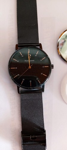 Schwarze gemischte uhr - schwarze, lannier
