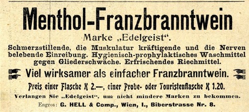 Menthol-Franzbranntwein