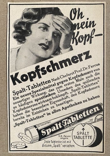 Werbung spalt tabletten - spalt, ges