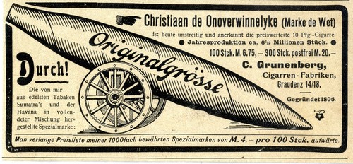 Cigarren fabriken c - cigarren-,