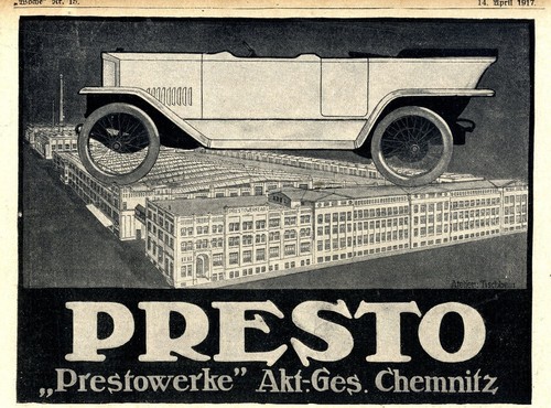 Presto werke automobile g - presto-werke, a.g