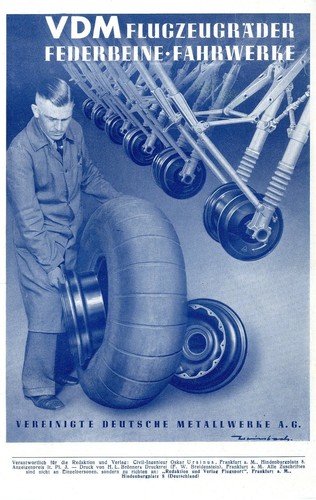 Vdm flugzeugräder frankfurt - flugzeugräder,