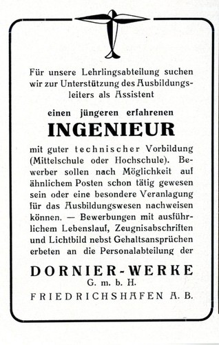 Dornier werke friedrichshafen - dornier-werke,