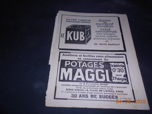 Orig werbung reklame annonce - orig.,